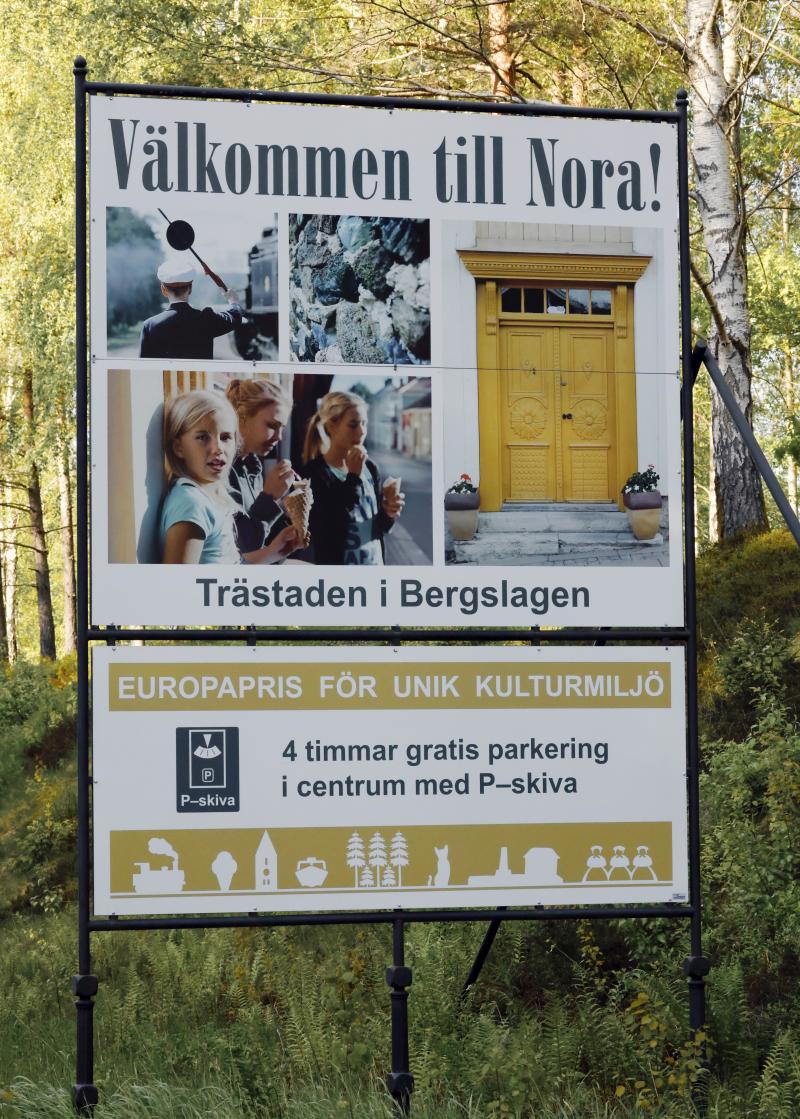 Skylt för Europa Nostra