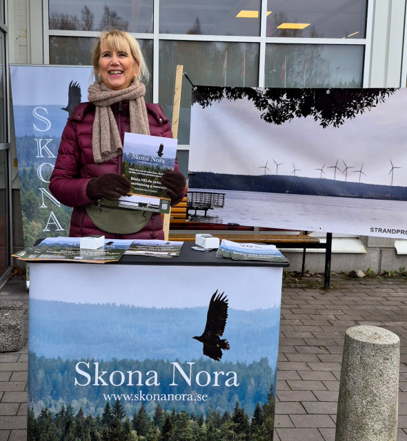 Informationsmaterial på bord